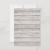 Rustic Wood Eerste Communie Religieuze gebeurtenis Kaart (Achterkant)