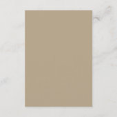 Rustic Wood en Lace Trouwaccommodatie Informatiekaartje (Achterkant)