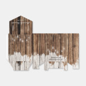Rustic Wood en Lantern Bedankdoosjes (Uitgevouwen)