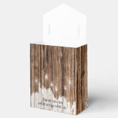 Rustic Wood en Lantern Bedankdoosjes (Geopend)