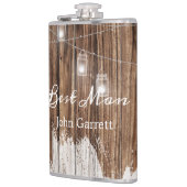 Rustic Wood en Lantern Heupfles (Links)