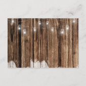 Rustic Wood en Lantern Informatiekaartje (Achterkant)