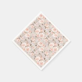 Rustic Wood en Romantische Rozen Shabby Chic Weddi Servet
