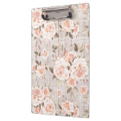 Rustic Wood en  Rozen Romantic Shabby Chic Klembord (Links)