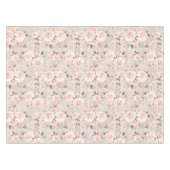 Rustic Wood en  Rozen Romantic Shabby Chic Tafelkleed (Voorkant (Horizontaal))