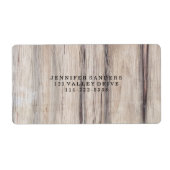 Rustic Wood Etiket (Voorkant)