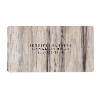 Rustic Wood Etiket