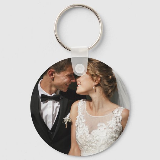 Rustic Wood & Eucalyptus Mr & Mrs Christmas Sleutelhanger (Achterkant)