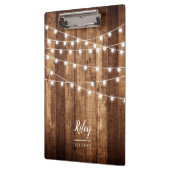 Rustic Wood Fairy Lichten Aangepast  Klembord (Links)