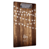 Rustic Wood Fairy Lichten Aangepast  Klembord (Rechts)