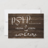 Rustic Wood Faith Reply Briefkaart (Voorkant)
