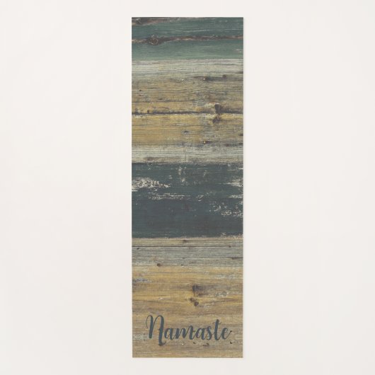 Rustic Wood Farmhouse Charm Yogamat (Voorkant)