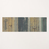 Rustic Wood Farmhouse Charm Yogamat (Voorkant (horizontaal))