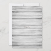 Rustic Wood Floral Birds Lights Baby shower Kaart (Achterkant)