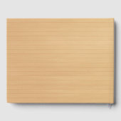 Rustic Wood Floral Butterfly Wedding Guestbook Gastenboek (Achterkant)