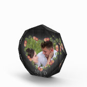 Rustic Wood Floral Heart Foto (Rechts)