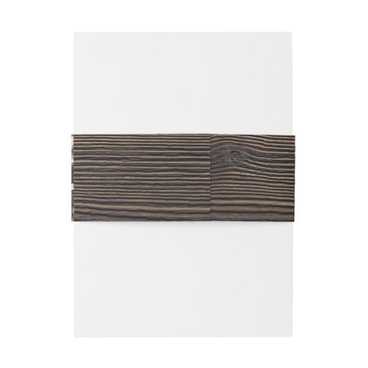 Rustic Wood Floral String-lampjes Weddenschap Uitnodigingen Wikkel (Achterkant Voorbeeld)