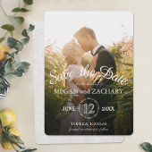 Rustic Wood Foto Aangepast huwelijk sparen de datu Save The Date