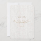 Rustic Wood Foto Aangepast huwelijk sparen de datu Save The Date (Achterkant)
