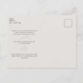 Rustic Wood Foto neutraal Vrijgezellenfeest Uitnodiging Briefkaart (Achterkant)