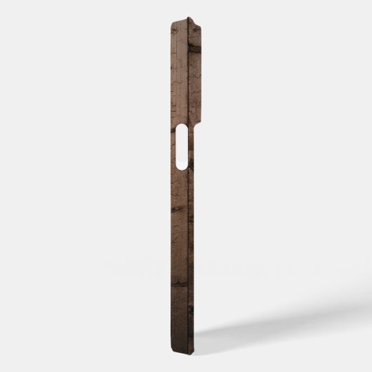 Rustic Wood Funny Pink Pickleball Case-Mate iPhone Case (Achterkant / Rechts)