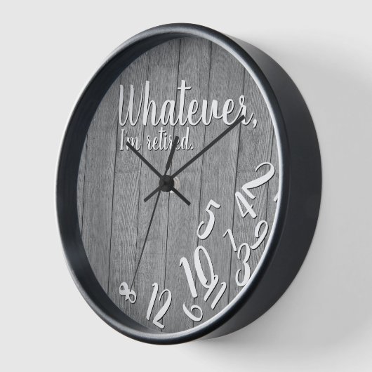 Rustic Wood Funny Retirement I'm in ruste (Hoek)