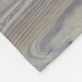 Rustic Wood Galloping Horse Waterverf Silhouette Fleece Deken (Hoek)