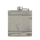 Rustic Wood Galloping Horse Waterverf Silhouette Heupfles (Achterkant)