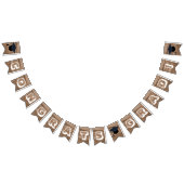 Rustic Wood Graduation Party Bunting Flags Vlaggetjes (Alle)