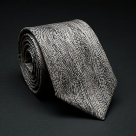 Rustic Wood Grain Pattern Stropdas