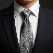 Rustic Wood Grain Pattern Stropdas