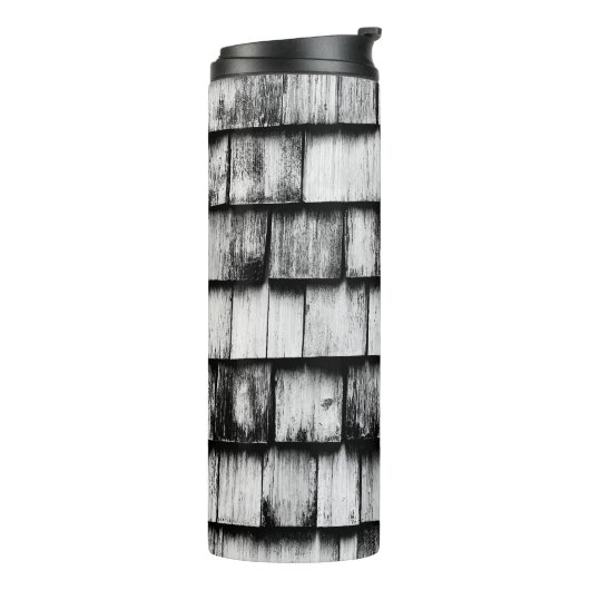 Rustic Wood Grain Thermosbeker (Gedraaid links)