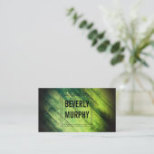 Rustic Wood Green met opgeruimd en vignet Visitekaartje (Staand voorkant)