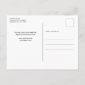 Rustic Wood Greenery Country Wedding Save the Date Aankondigingskaart (Achterkant)