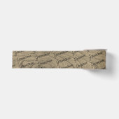 Rustic Wood Groomsman Grográin Lint (Voorkant)