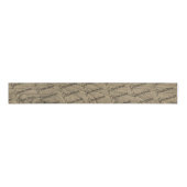Rustic Wood Grosgrain Ribbon Grosgrain Lint (Voorkant)