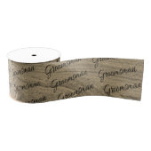 Rustic Wood Grosgrain Ribbon Grosgrain Lint (Spoel)