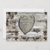 Rustic Wood Heart Eucalyptus Greenery Holiday Feestdagenkaart (Achterkant)