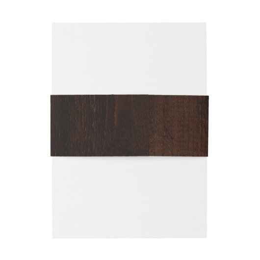 Rustic Wood Herfst Green Wedding Uitnodigingen Wikkel (Achterkant Voorbeeld)