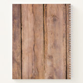 Rustic Wood Homemade with Love Recipbook Notitieboek (Achterkant)