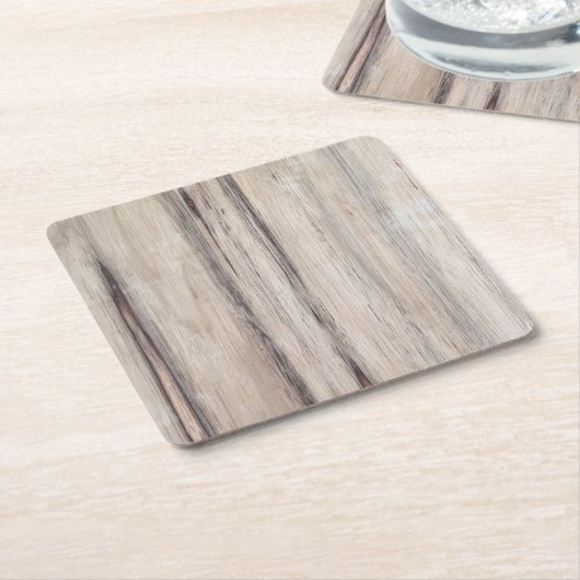 Rustic Wood Kartonnen Onderzetters (Schuin)