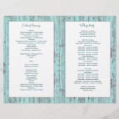 Rustic Wood katholieke weddenschappen (Achterkant)