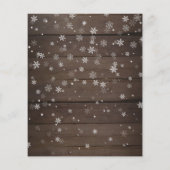 Rustic Wood | Kerst 4 Fotocollage (Achterkant)