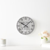 Rustic Wood Kijk 5th Wedding Jubileum Ronde Klok (Huis)