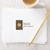 Rustic Wood Kijk Planks #1 Steampunk 3 Monogram Etiket (Insitu)