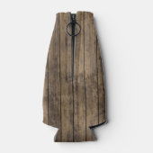 Rustic Wood L Planks #1 Navy Quatrefoil 3 M'gram Flesjeskoeler (Achterkant)