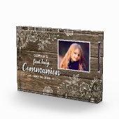 Rustic Wood Lace First Heilige Communauteit Foto B (Rechts)