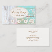 Rustic Wood Land  Boutique Punch Loyalty (Voorkant / Achterkant)