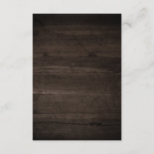 Rustic Wood Licht Elegant Boho Greenery Reception Informatiekaartje (Achterkant)