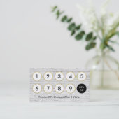 Rustic Wood Loyalty Punch (Staand voorkant)